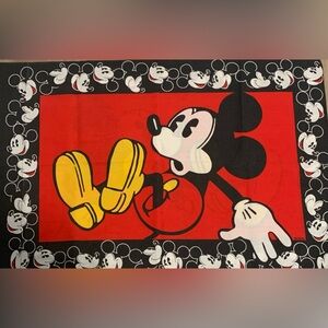 Disney Red, Black, White and Yellow Pillowcase!